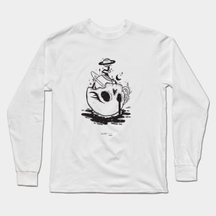 the time has come to have a coffee Long Sleeve T-Shirt